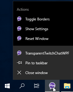 Custom Windows App for Twitch