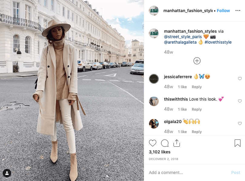 beige coat_beige hat_outfit